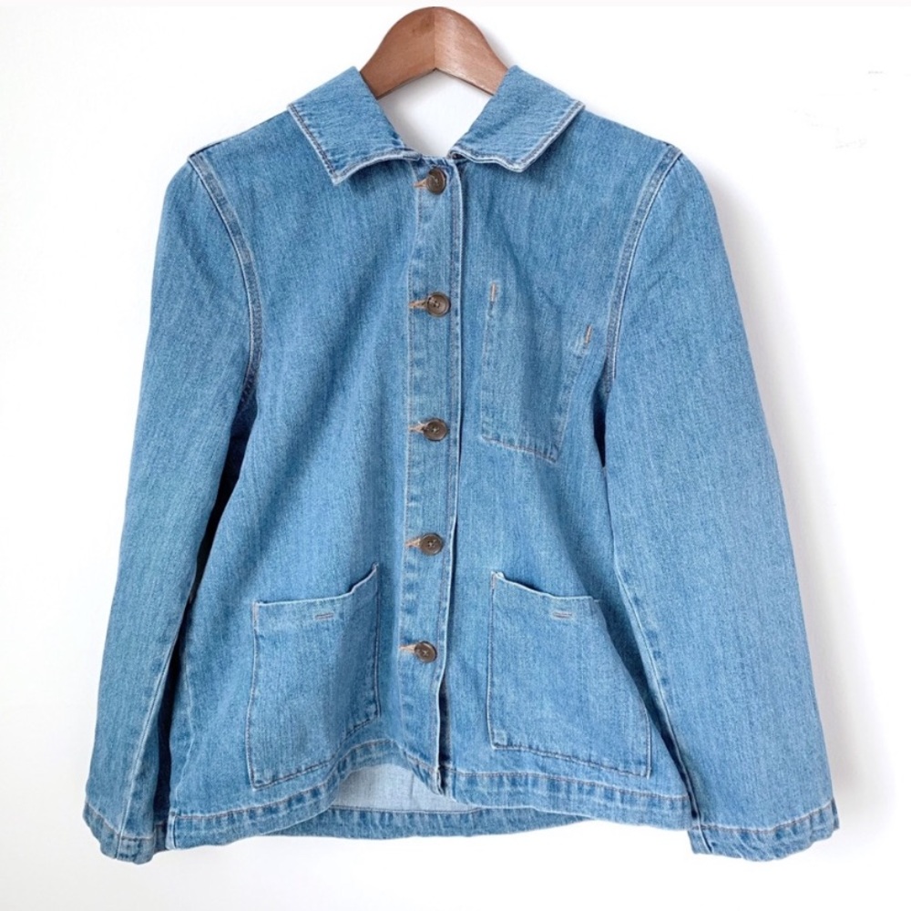 NWOT denim chore coat